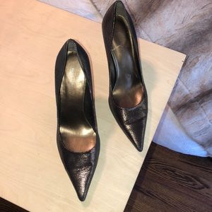 Nine West metallic pumps size 10